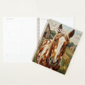 Persoonlijk paard en wit paard planner (Display)