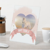 Persoonlijk paard reclamebord met voetstuk (Insitu)