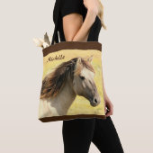 Persoonlijk paard tote bag (Dichtbij)