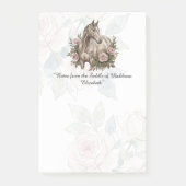 Persoonlijk paardenbriefpapier post-it® notes (Voorkant)