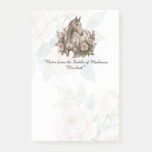 Persoonlijk paardenstationery  