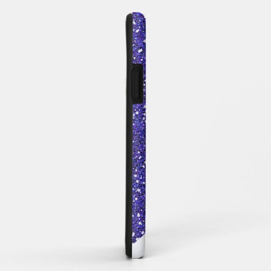 Persoonlijk Paars glitter Case-Mate iPhone Case (Achterkant/rechts)
