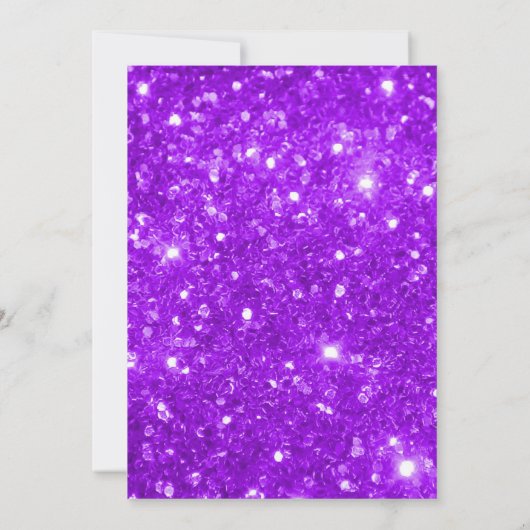 Persoonlijk Paars, gouden sterren Kaart (Achterkant)