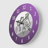 Persoonlijk Paars Lijst Foto Grote Klok (Hoek)