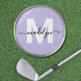 Persoonlijk Paars Monogram Initiaal Naam