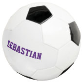 Persoonlijk paars nummer van het team van de douan voetbal (Drie kwart)