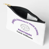 Persoonlijk Paarse Havo-Volleyballer Etui (Open)