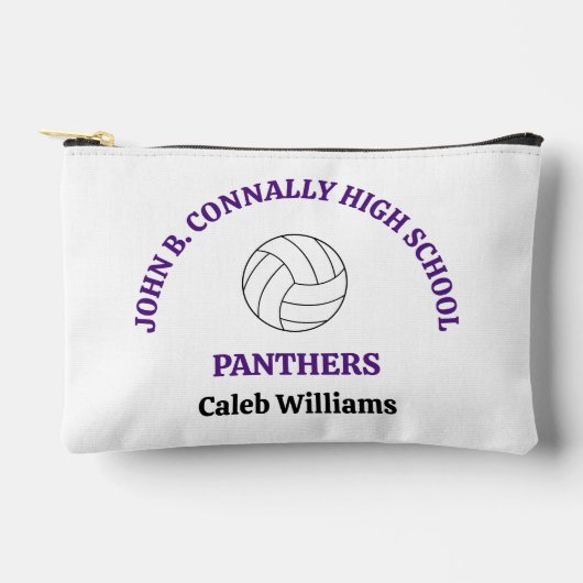 Persoonlijk Paarse Havo-Volleyballer Etui (Voorkant)