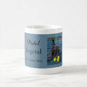 Persoonlijk Padel Legende Cadeau voor Hem Koffiemok (Center)