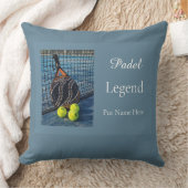 Persoonlijk Padel Legende Cadeau voor Hem Kussen (Deken)