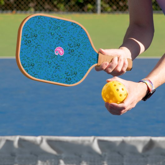 Persoonlijk paisley-pickleballpaddle-cadeau pickleball paddle (Insitu)