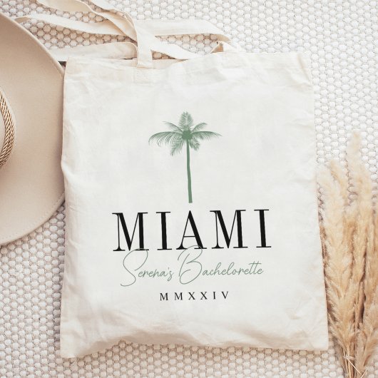 Persoonlijk Palmboom Meisjesuitje Tote Bag