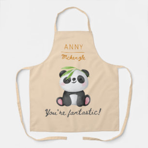 Persoonlijk Pandastisch Panda Woordgrap Geschenkde Schort