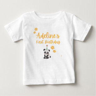 Persoonlijk Pandy Eerste Verjaardag T-Shirt