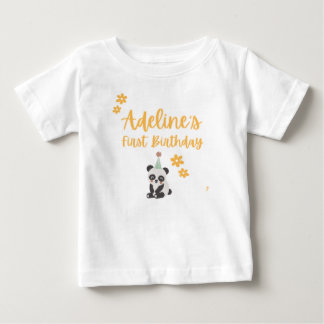 Persoonlijk Pandy Eerste Verjaardag T-Shirt