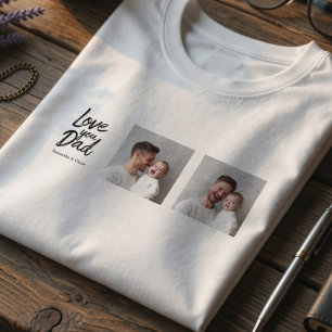 Persoonlijk papa-foto  Vaderdag cadeau T-shirt