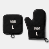 Persoonlijk - Papa Ovenwant & Pannenlap Set (Voorkant)