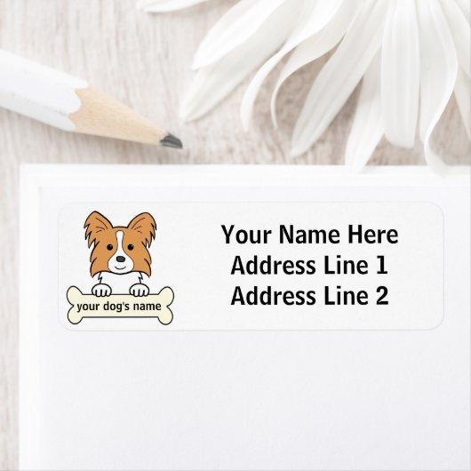 Persoonlijk Papillon Etiket (Insitu)