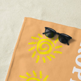Persoonlijk paradijs: aangepaste strandlaken