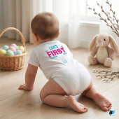 Persoonlijk Pasen 2026 Cute Bunny Bum Romper