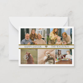 Persoonlijk Pasen: Aangepaste foto en tekst Notitiekaartje