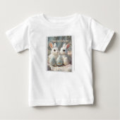 Persoonlijk Pasen Baby T-Shirt (Voorkant)