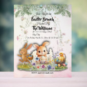 Persoonlijk Pasen Brunch Acryl Welkom Bord (Neutraal)