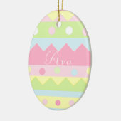 Persoonlijk Pasen Eier Cadeau Keramisch Ornament (Links)