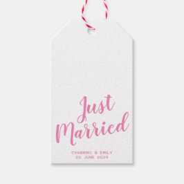 Persoonlijk Pasgetrouwd Honeymoon Net Getrouwd Cadeaulabel