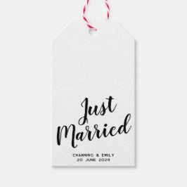 Persoonlijk Pasgetrouwd Honeymoon Net Getrouwd Cadeaulabel