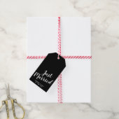 Persoonlijk Pasgetrouwd Honeymoon Net Getrouwd Cadeaulabel (Met Touw)