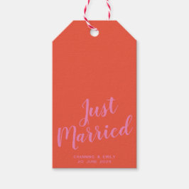 Persoonlijk Pasgetrouwd Honeymoon Net Getrouwd Cadeaulabel