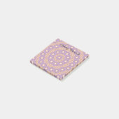 Persoonlijk Pastel Geo Patroon Post-it® Notes (Schuin)