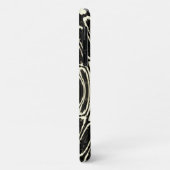 Persoonlijk patroon van bruine reptielenschubben Case-Mate iPhone case (Achterkant/links)