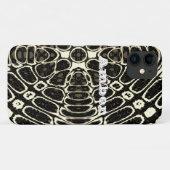 Persoonlijk patroon van bruine reptielenschubben Case-Mate iPhone case (Achterkant (horizontaal))