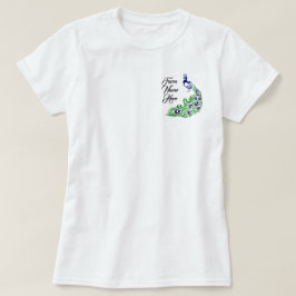 Persoonlijk Peacock Boerderij Logo T-shirt