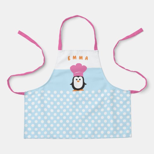 Persoonlijk Penguin Apron Schort (Voorkant)