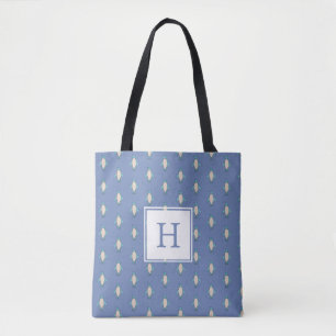 Persoonlijk penguin-monogram tote bag