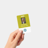 Persoonlijk personeels ID-badge - Naam, foto, logo Badge (Handheld)