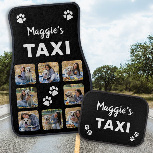 Persoonlijk Pet Lover Dog Taxi Foto Collage Automat