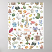 Persoonlijk Peter Rabbit Poster (Voorkant)