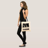 Persoonlijk Piano-ontwerp Tote Bag (Voorkant (model))