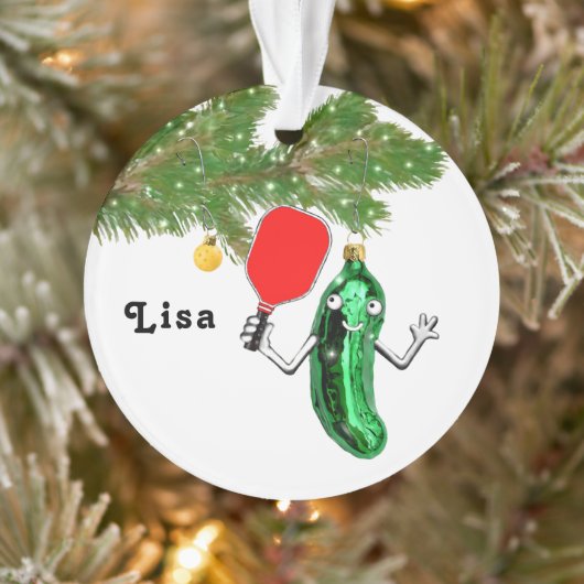 Persoonlijk Pickleball-verzamelobject Ornament (Boom)