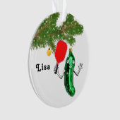 Persoonlijk Pickleball-verzamelobject Ornament (voorkant)