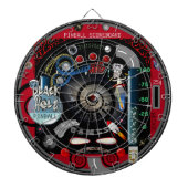 Persoonlijk Pinball Black Hole Multi-Target Dartbord (Voorkant)