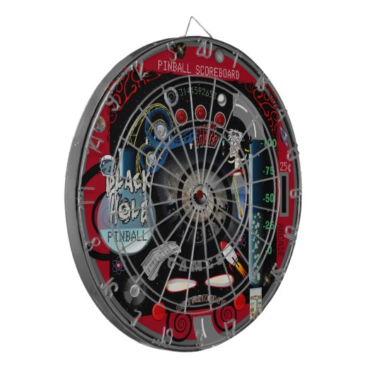 Persoonlijk Pinball Black Hole Multi-Target Dartbord (Voorkant Links)