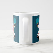 Persoonlijk Ping Pong Kerstcadeau Grote Koffiekop (Achterkant)