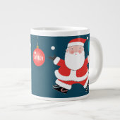 Persoonlijk Ping Pong Kerstcadeau Grote Koffiekop (Voorkant rechts)