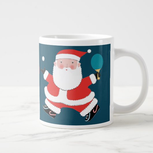 Persoonlijk Ping Pong Kerstcadeau Grote Koffiekop (Rechts)