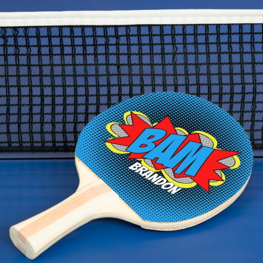 Persoonlijk pingpongbatje met retro uitstraling (Insitu)